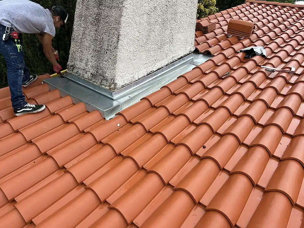 Réalisation d’un retour de cheminée à Auzeville Tolosane