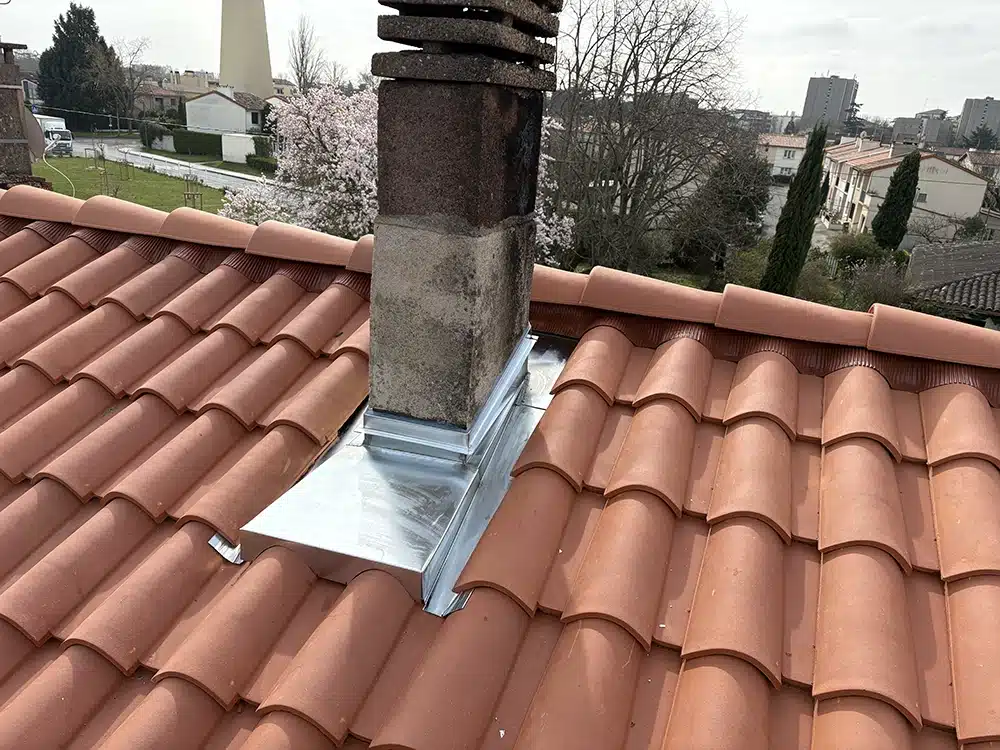 Réalisation d’un retour de cheminée à Tournefeuille