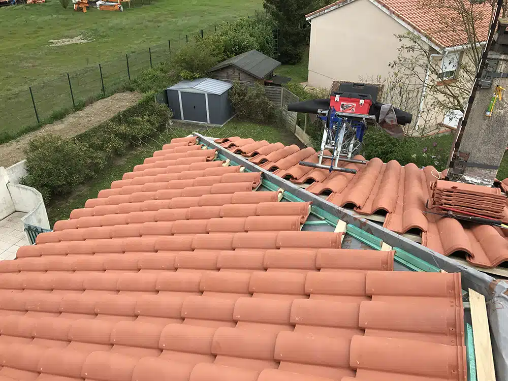 atout couverture réalisation portet-sur-garonne rénovation charpente volige tuiles 5