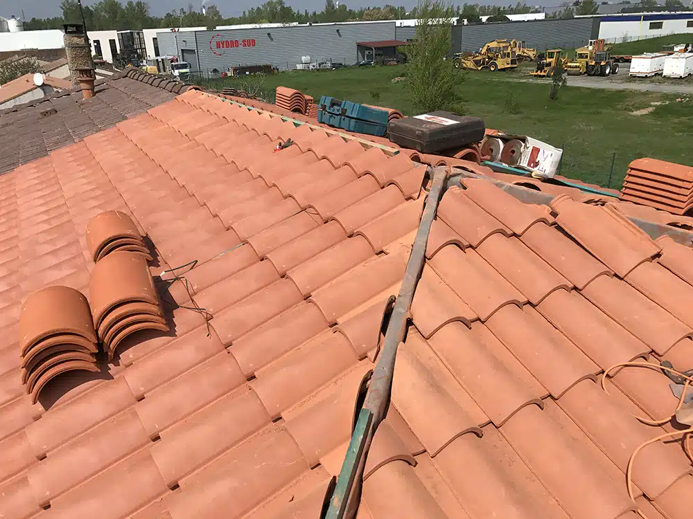 atout couverture réalisation portet-sur-garonne rénovation charpente volige tuiles 6