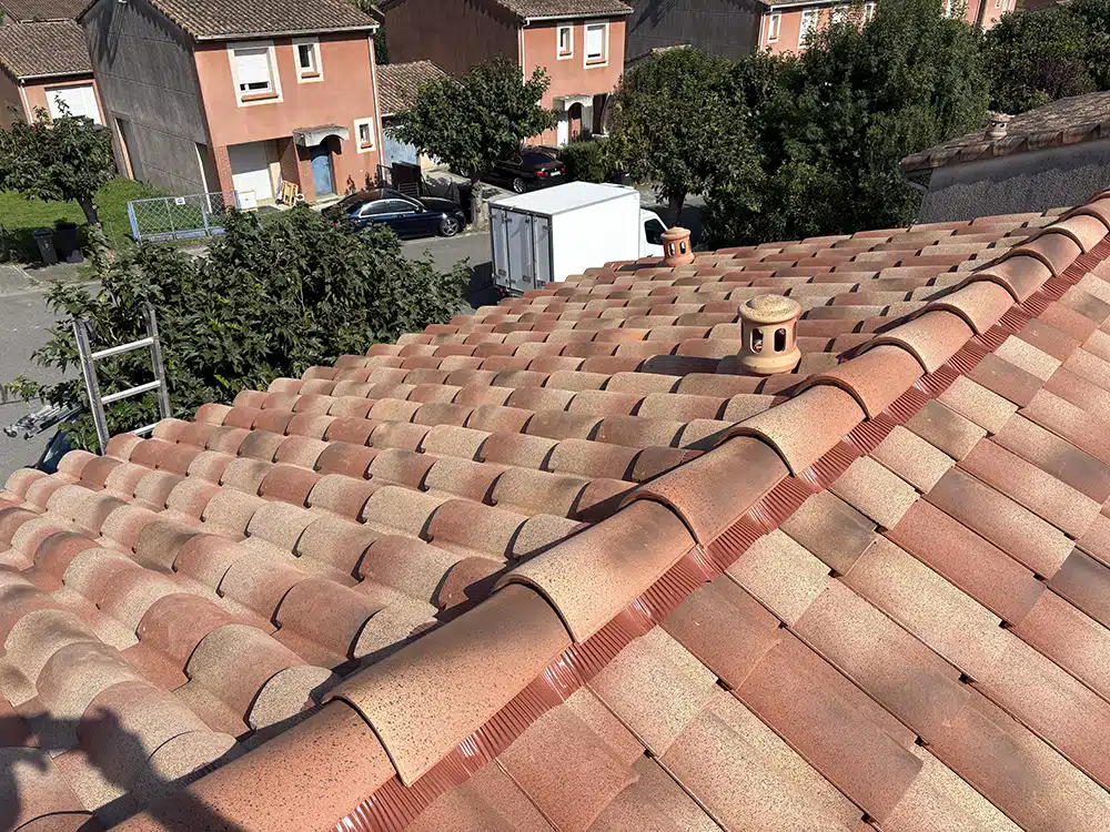 atout couverture réalisation rénovation charpente couverture tuiles muret 11