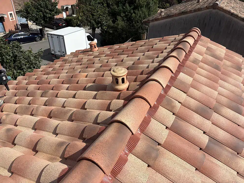atout couverture réalisation rénovation charpente couverture tuiles muret 9