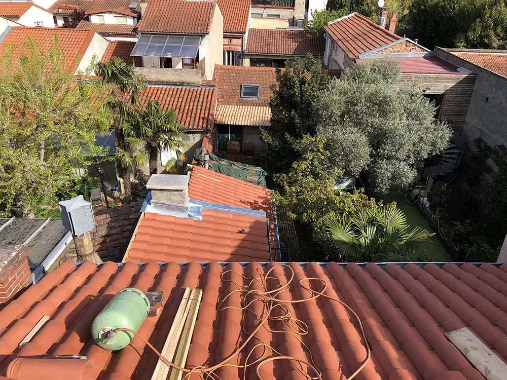 atout couverture réalisation toulouse charpente volige tuiles 5