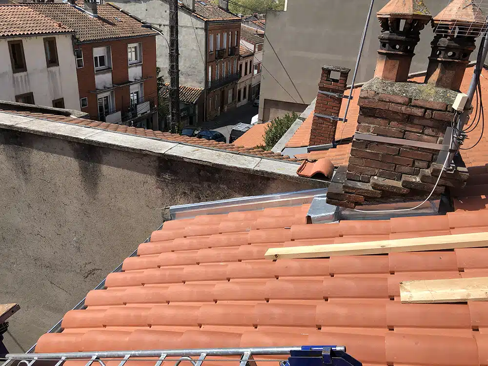 atout couverture réalisation toulouse charpente volige tuiles 8