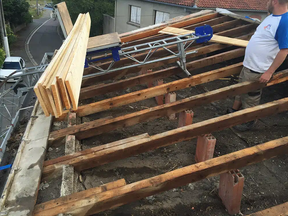atout couverture réalisation toulouse côte pavée charpente volige 6