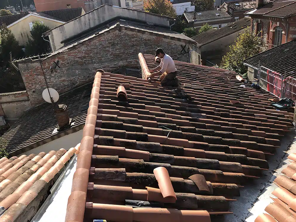 atout couverture réalisation toulouse matabiau rénovation charpente couverture tuiles 5