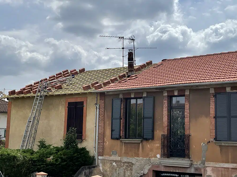 atout couverture réalisation toulouse purpan charpente volige tuiles 4