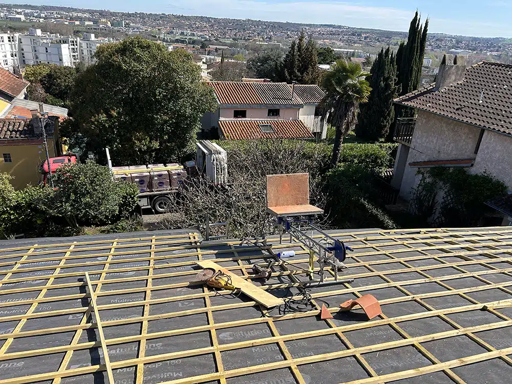 atout couverture toulouse roseraie charpente volige tuiles 4
